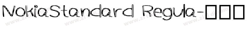 NokiaStandard Regula字体转换